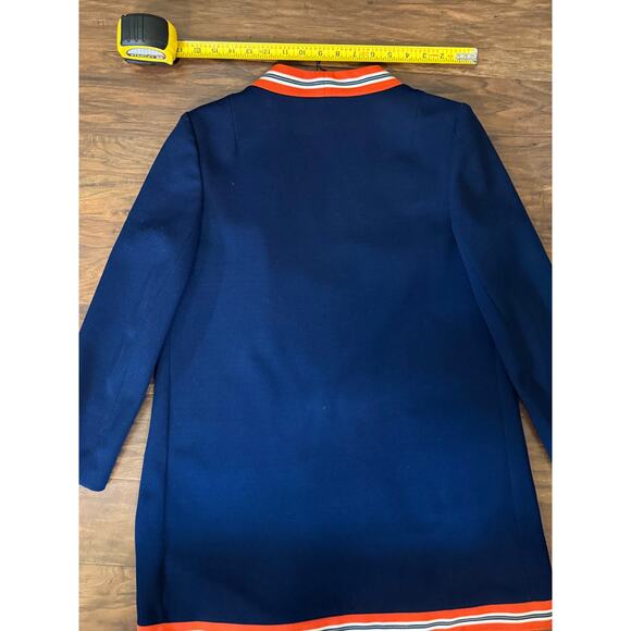 VTG Union Made 60s/70s Butte Knit Long Cardigan Dress & Scarf Auburn Tiger Lrg? - Picture 8 of 12